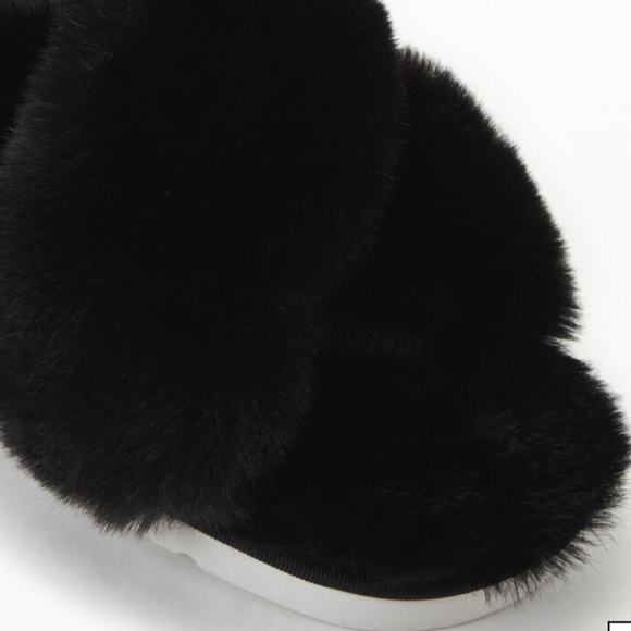 Dolce Vita Pillar Crossband Slippers Black - Picture 6 of 9